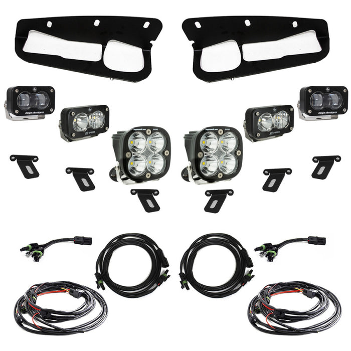 Baja Designs 448175 21-22 Ford Bronco w/Steel Bumper S2 SAE Pro Fog Pocket Light Kit - Clear