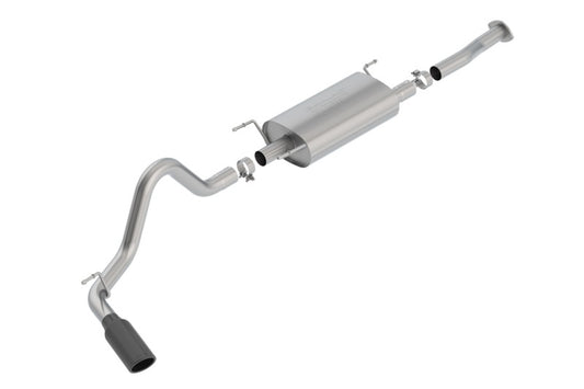 Borla 140680BC 16-18 Toyota Tacoma 3.5L AT 4DR CC Short Bed S-Type SS Catback Exhaust - Black Chrome Tip