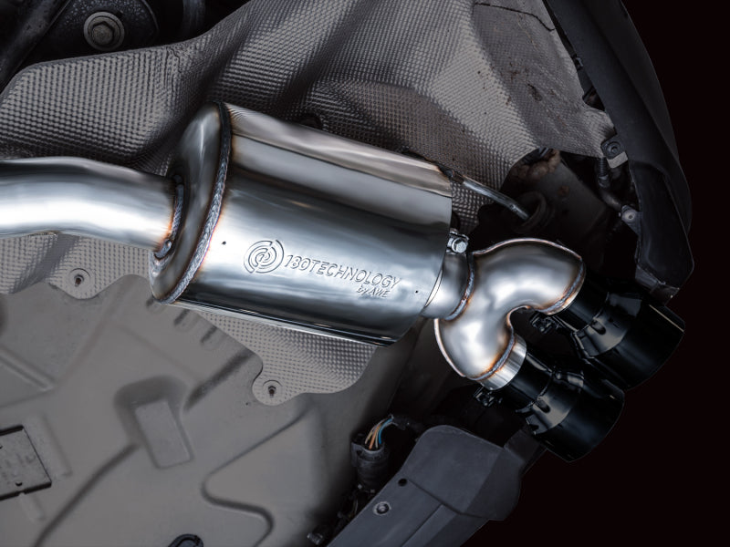 Awe Tuning Explorer ST Exhaust Dual Exh Quad Black Tips AWE3015-43625