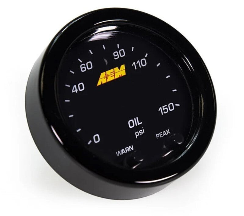 AEM 30-0307 X-Series 0-150 Oil Pressure Gauge Kit