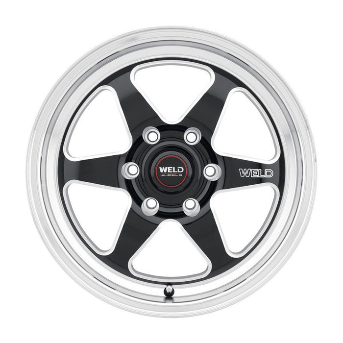Weld S15607089P13 S156 20x7 Ventura 6 Drag 6x135 ET13 BS4.50 Gloss BLK MIL DIA 87.1