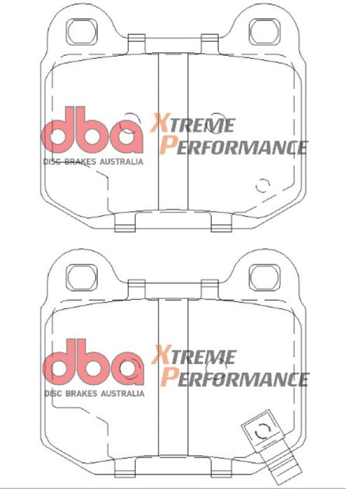 DBA DB1521XP 03-06 EVO / 04-09 STi / 03-07 350Z Track Edition/G35 w/ Brembo XP650 Rear Brake Pads
