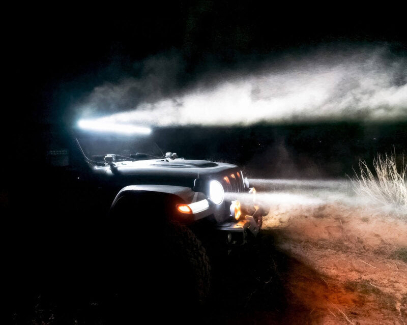 ORACLE Lighting 5917-023 Oracle Jeep Wrangler JL/Gladiator JT Integrated Windshield LED Light Bar System