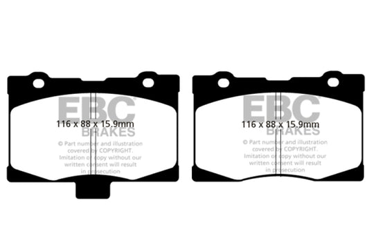 EBC DP31735C 05-08 Acura RL 3.5 Redstuff Front Brake Pads