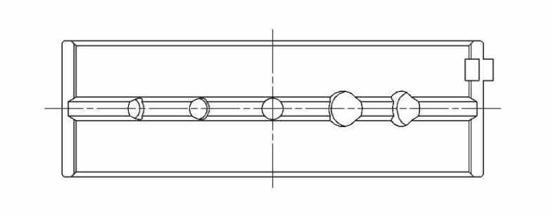 ACL 5M2975H-STD Nissan SR20DE/DET GTiR Standard Size High Performance Main Bearing Set - 5 oil holes in upper