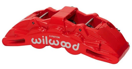 Wilwood 120-14863-RD Caliper Red SX6R 4.04in Piston 1.25in Disc