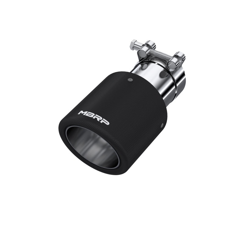 MBRP T5123CF Universal Carbon Fiber Tip 4in OD / 2.5in Inlet / 7.7in L