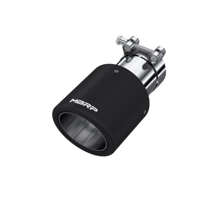 MBRP T5123CF Universal Carbon Fiber Tip 4in OD / 2.5in Inlet / 7.7in L