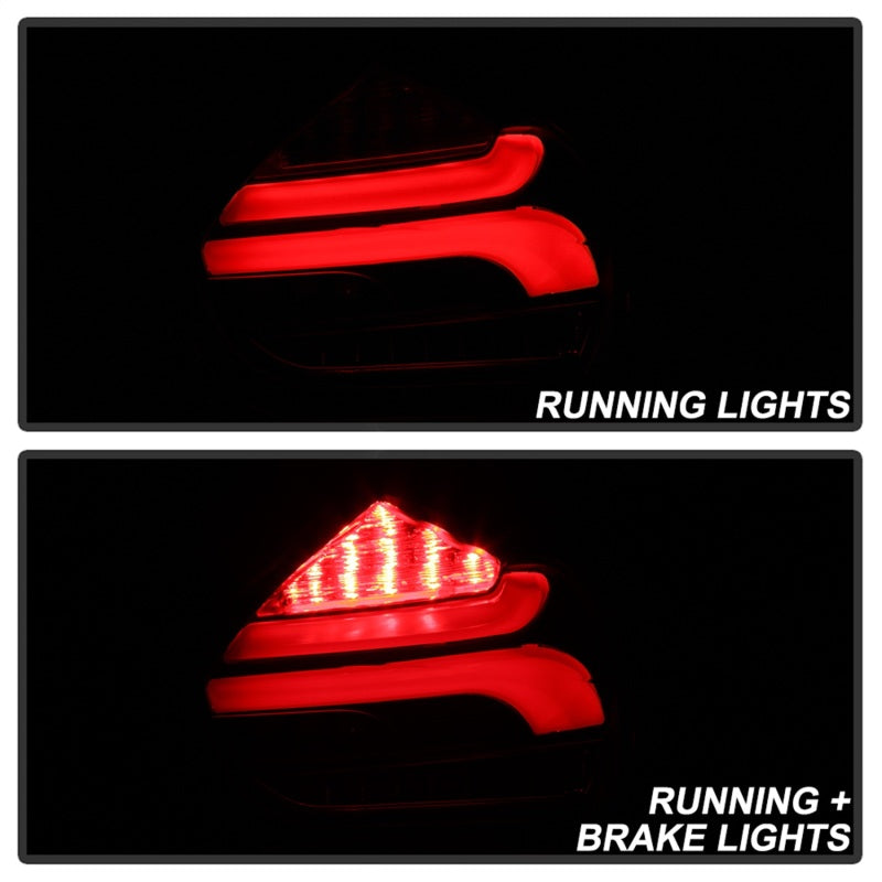 SPYDER 5085719 Spyder 15-17 Ford Focus Hatchback LED Tail Lights w/Indicator/Reverse - Black (ALT-YD-FF155D-LED-BK)