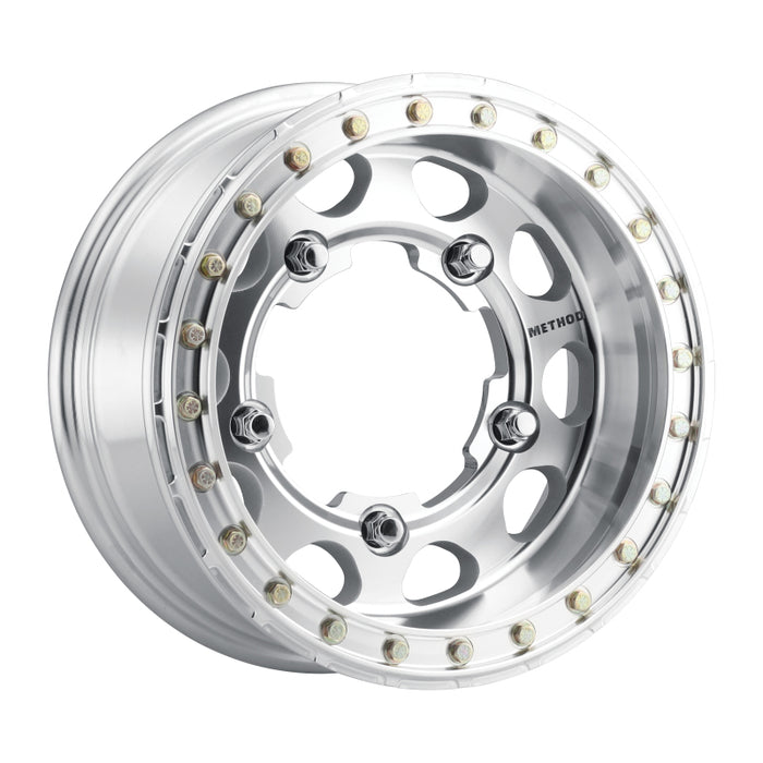 Method Wheels MR10354519325B Method MR103 Buggy Beadlock 15x4.5 -25mm Offset 5x205 160mm CB Raw Machined w/BH-H24100 Wheel