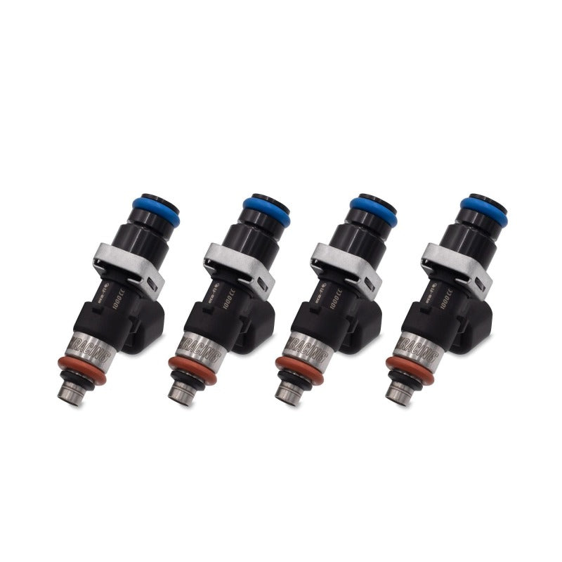 BLOX Racing BXEF-04914.14-1000-4 Eco-Fi Street Injectors 1000cc/min w/ 1/2in Adapter For Honda K Series - Set of 4