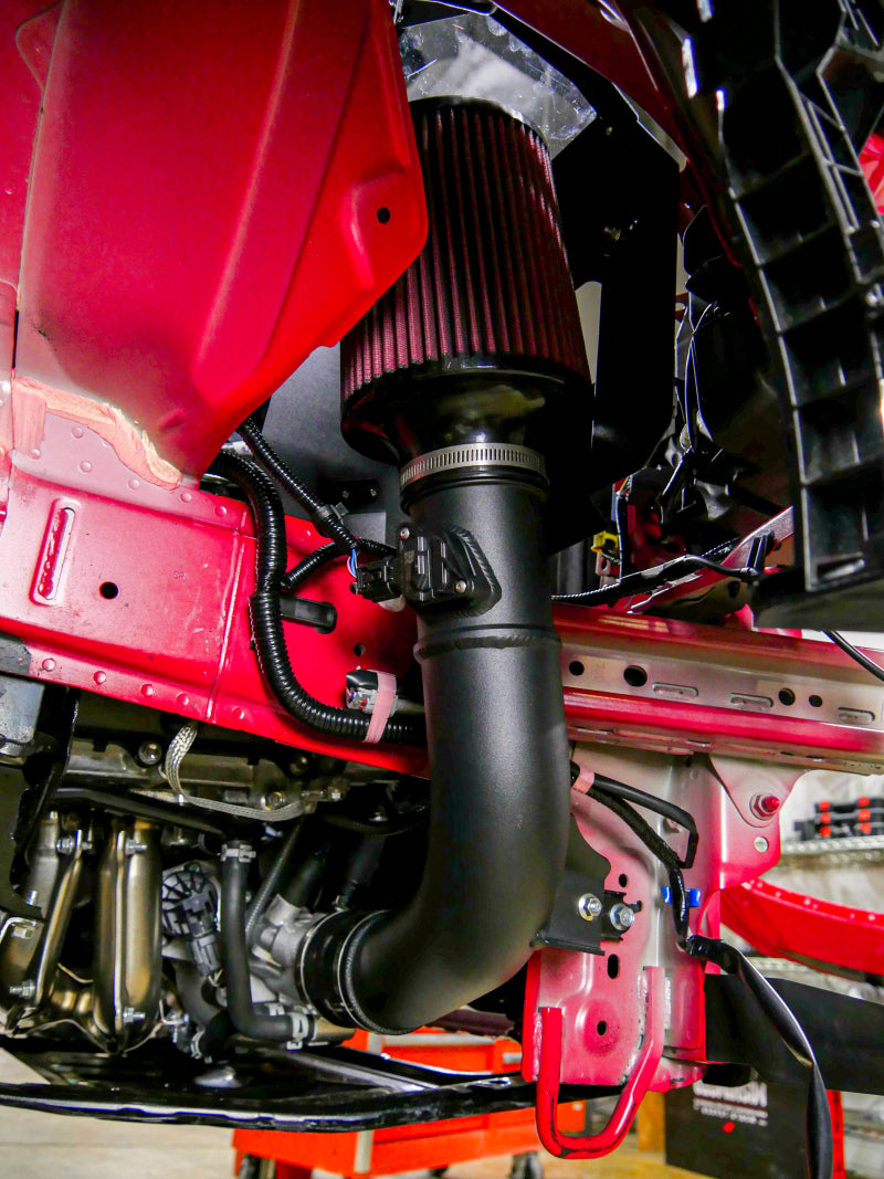 Mishimoto MMAI-WRX-22MWBK 2022+ Subaru WRX Performance Air Intake - Oiled Filter - Micro-Wrinkle Black