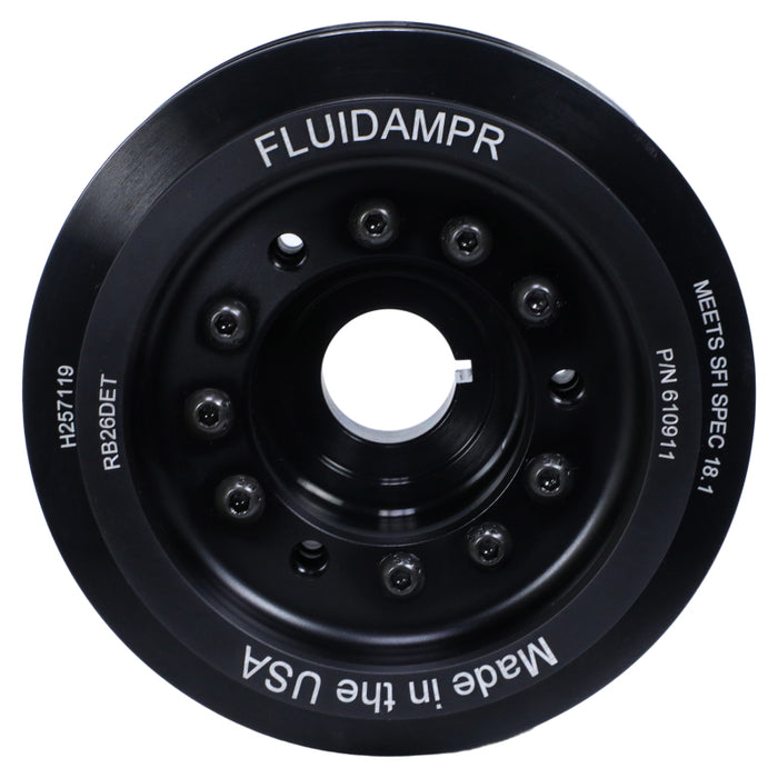 Fluidampr 610911 Nissan RB26DET Phase-2 BCNR33 GT-R / BNR-34 GT-R Steel Internally Balanced Damper