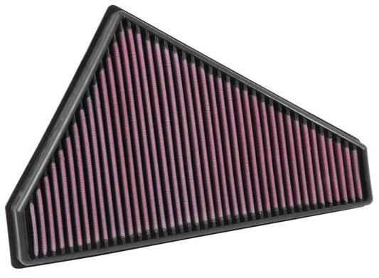 K&N Engineering 33-3022 K&N Replacement Panel Air Filter (Right Side) 2014-2015 Jaguar F-Type 3.0L/5.0L