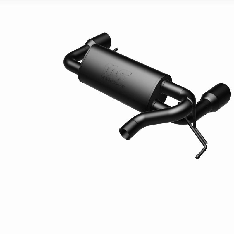 Magnaflow 19555 MagnaFlow 2021 Ford Bronco 2.3L I-4 Axle-Back Exhaust w/ Dual Split Rear Style Exit- Black Tips