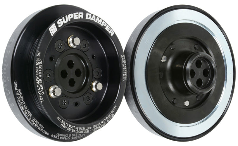ATI ATI918352 Damper - 7.074 - 10 Percent Under Drive - AL - 6 Groove - 20+ Toyota Supra / 19+ BMW - Z4 - B58