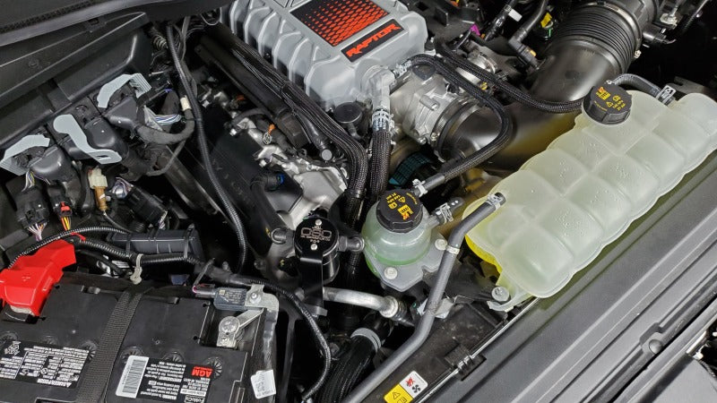 J&L 3097P-B 23-25 Ford F-150 Raptor R Oil Separator 3.0 Passenger Side - Black Anodized