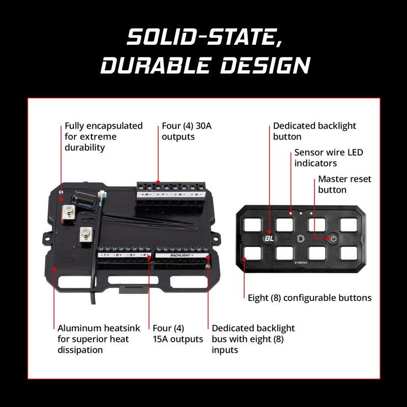 Diode Dynamics DD8373 D-Switch 8 Button Controller Kit