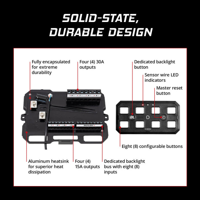 Diode Dynamics DD8373 D-Switch 8 Button Controller Kit