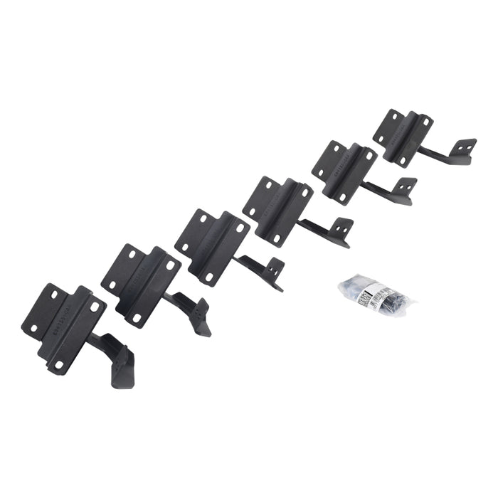 Go Rhino 6941556 15-21 Ford F-150 SC 4DR Mounting Brackets (V-Series V3/RB10 Slim/RB20 Slim) - Tex. Blk