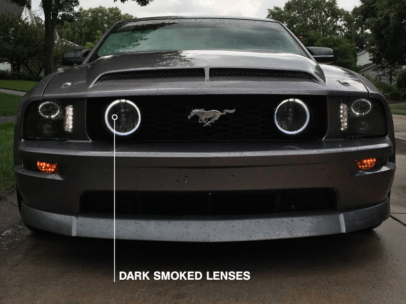 Raxiom 49134 05-12 Ford Mustang GT LED Halo Fog Lights (Smoked)
