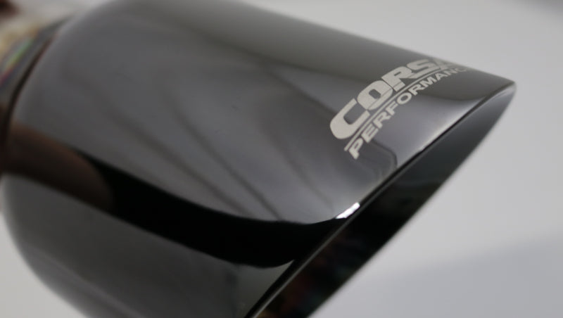 CORSA Performance TK009BLK Corsa 2009-2019 Single Universal 3.0in Inlet / 4.5in Outlet Black PVD Pro-Series Tip Kit