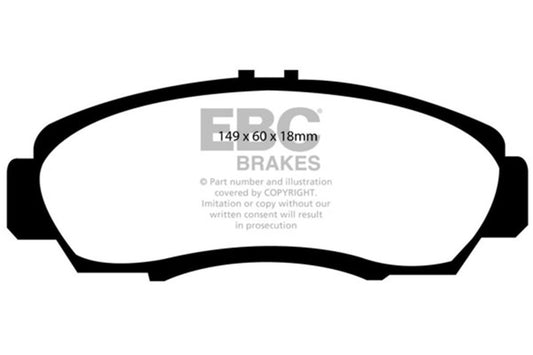 EBC DP51610NDX Brakes Bluestuff Street and Track Day Brake Pads