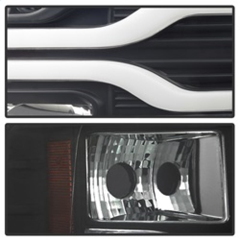 SPYDER 5083609 Spyder Chevy Silverado 1500 07-13 Version 3 Projector Headlights - Black PRO-YD-CS07V3-LBDRL-BK