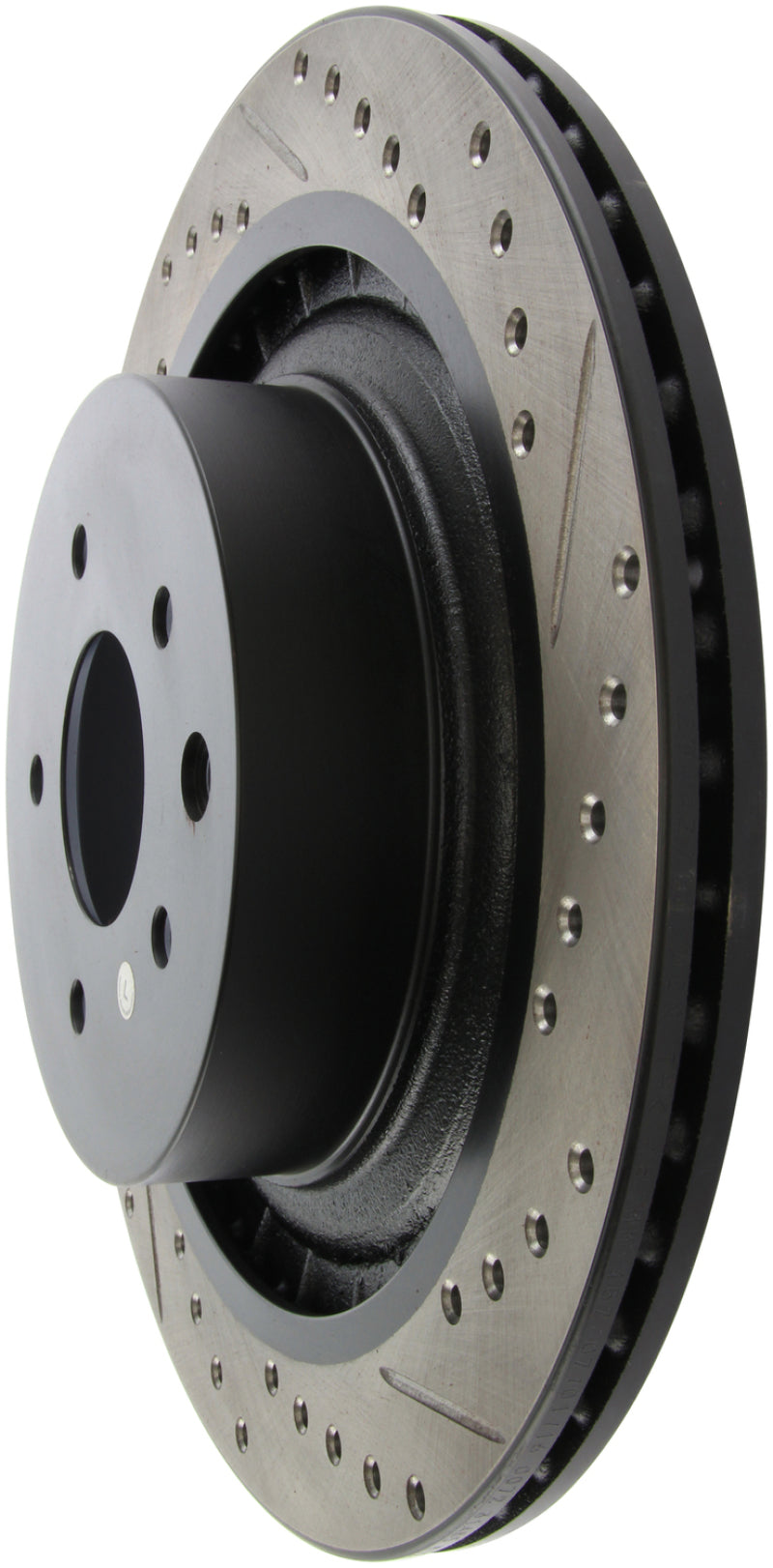 Stoptech 127.42101L StopTech Infiniti G37 / Nissan 370Z SportStop Slotted & Drilled Rear Left Rotor