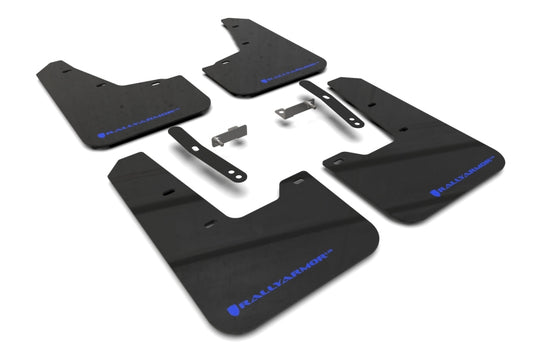 Rally Armor MF21-UR-BLK-BL 23-25 Kia Niro SG2 Black UR Mud Flap Blue Logo