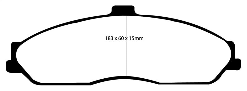 EBC DP31162C 03-04 Cadillac XLR 4.6 Redstuff Front Brake Pads