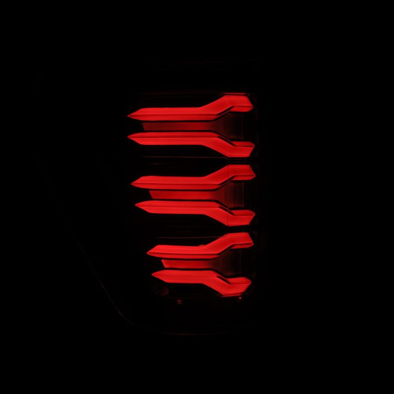 AlphaRex 653010 21-22 Ford F150 LUXX LED Projector Tail Lights - Alpha-Black