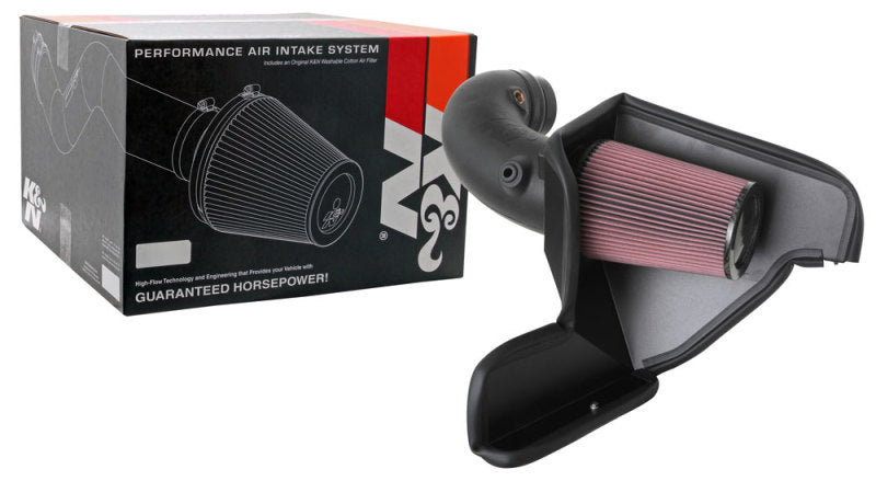 K&N Engineering 63-2515 K&N 20-21 Ford Mustang GT500 5.2L V8 AirCharger Performance Intake