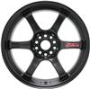 Gram Lights WGIQ38DH 57DR 17x9.0 +38 5-100 Semi Gloss Black Wheel