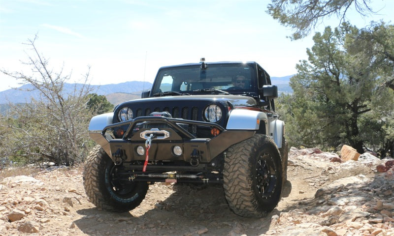 Rampage 88510 2007-2018 Jeep Wrangler(JK) Recovery Bumper Front - Black