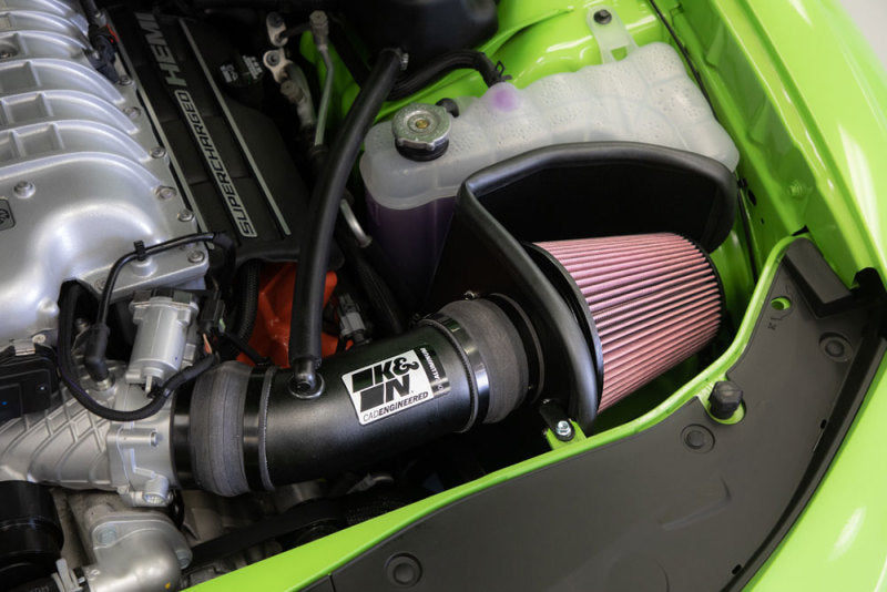 K&N Engineering 69-2553TTK K&N 2017 Dodge Challenger Hellcat SC V8-6.2L F/l Typhoon Air Intake