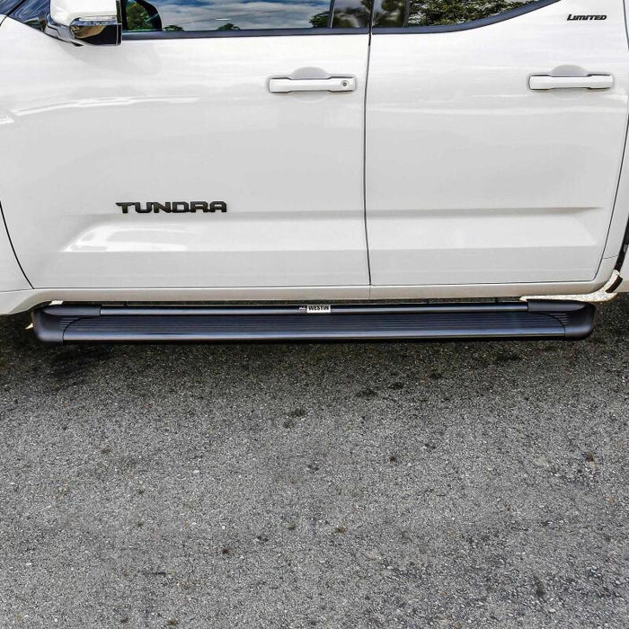 Westin 27-6135 Sure-Grip Aluminum Running Boards 79 in - Black