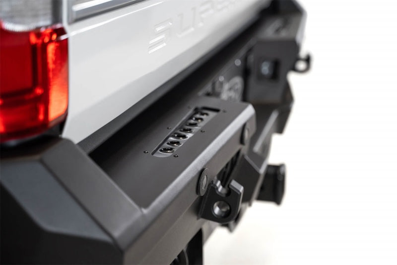 Addictive Desert Designs R160051280103 17-20 Ford Super Duty Bomber HD Rear Bumper w/ Mounts For Cube Lights