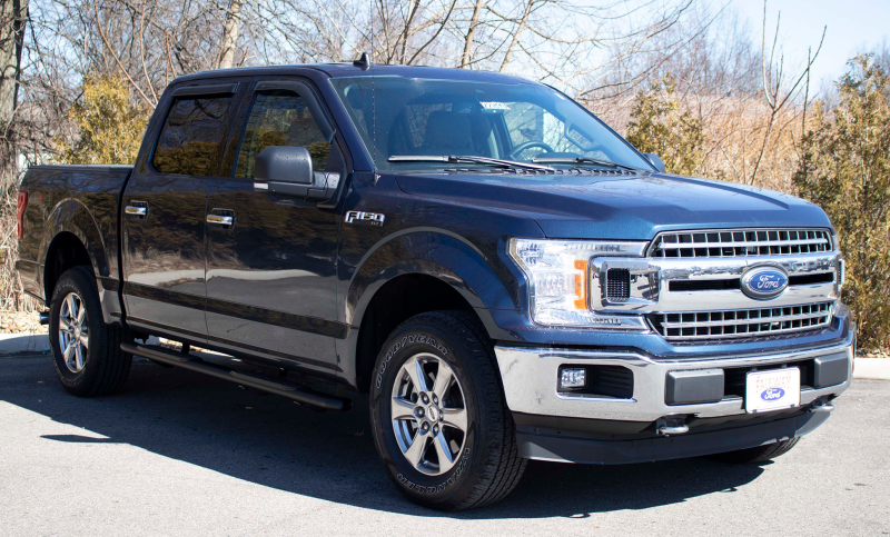 Fishbone Offroad FB21380 2015+ Ford F150 Super Crew Cab Oval Side Steps - Black Textured