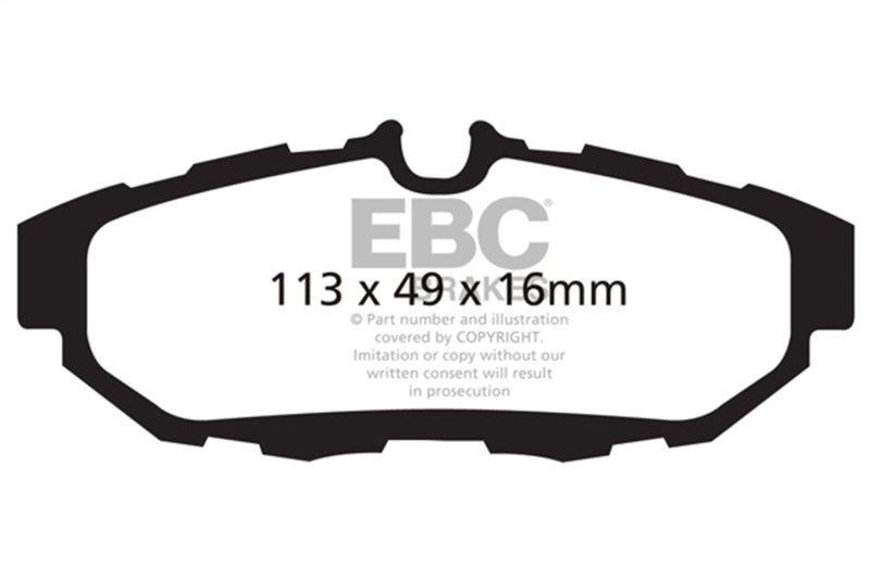EBC DP51870NDX 10-14 Ford Mustang 5.0 Bluestuff Rear Brake Pads