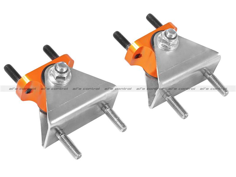 aFe 450-401007-N Control PFADT Series Engine Mount Set; Chevrolet Corvette (C5/C6) 97-13 Orange