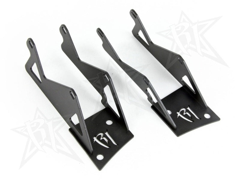 Rigid Industries 40335 Jeep JK - Double A-Pillar Mount - Mounts 2 sets of Dually/D2
