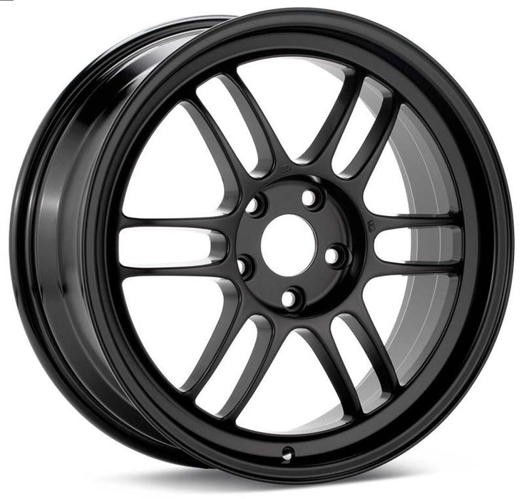 Enkei 37981056515BK RPF1 18x10.5 5x114.3 15mm Offset 73mm Bore Matte Black Wheel G35/350z