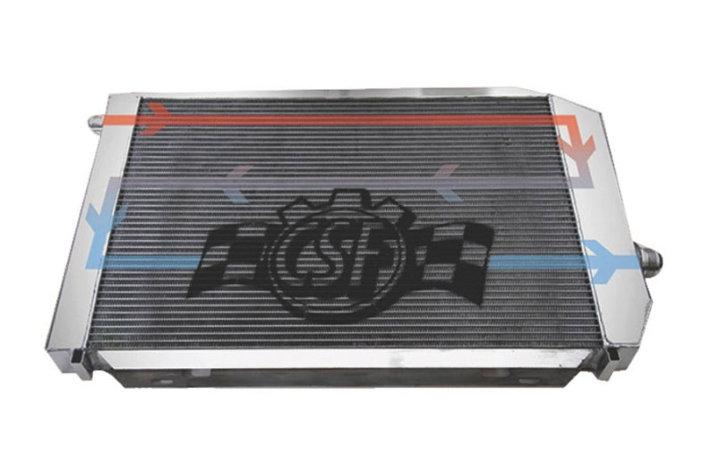 CSF 8131B BMW B58/B48 Front Mount Triple-Pass Heat Exchanger w/Rock Guard - Black