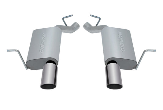 Gibson 17407 11-18 Jeep Grand Cherokee Laredo 3.6L 2.25in Axle-Back Dual Exhaust - Aluminized