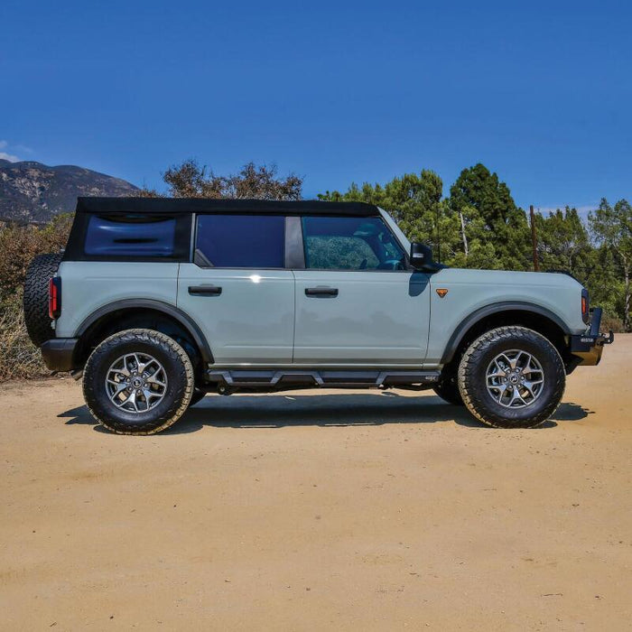 Westin 56-14195 /HDX 2021+ Ford Bronco Drop Nerf Step Bars - Textured Black