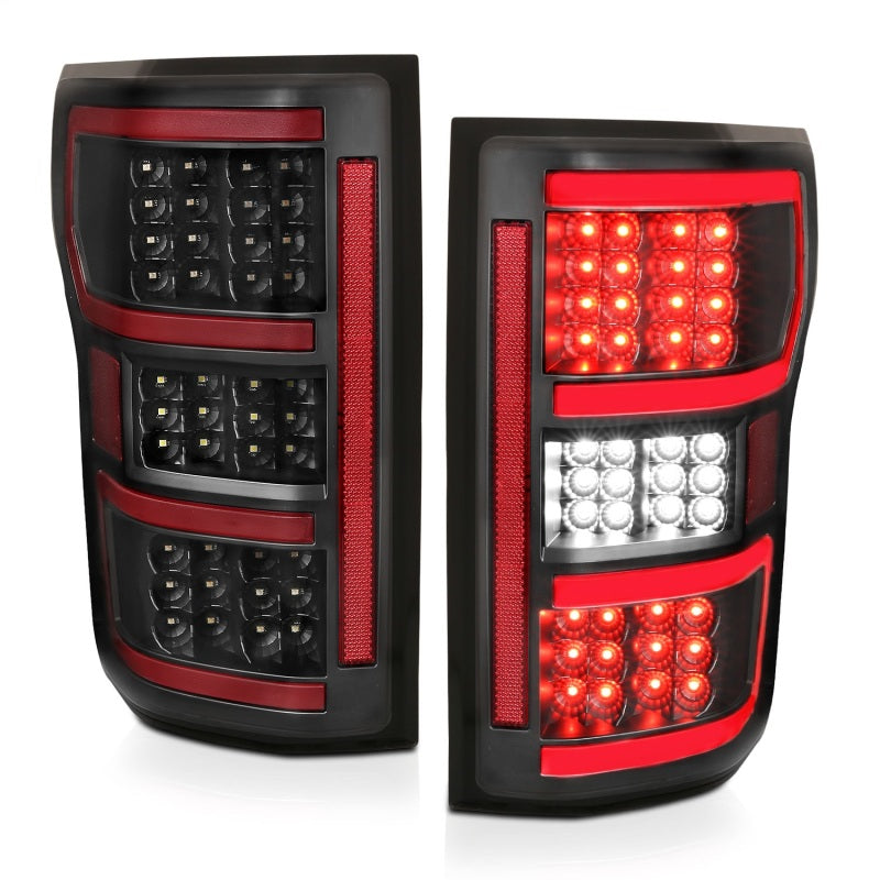 ANZO 321338 18-19 Ford F-150 LED Taillights Black