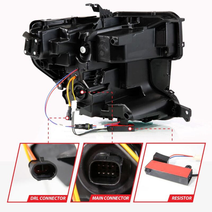 ANZO 111600 ANZ LED/Projector Headlights