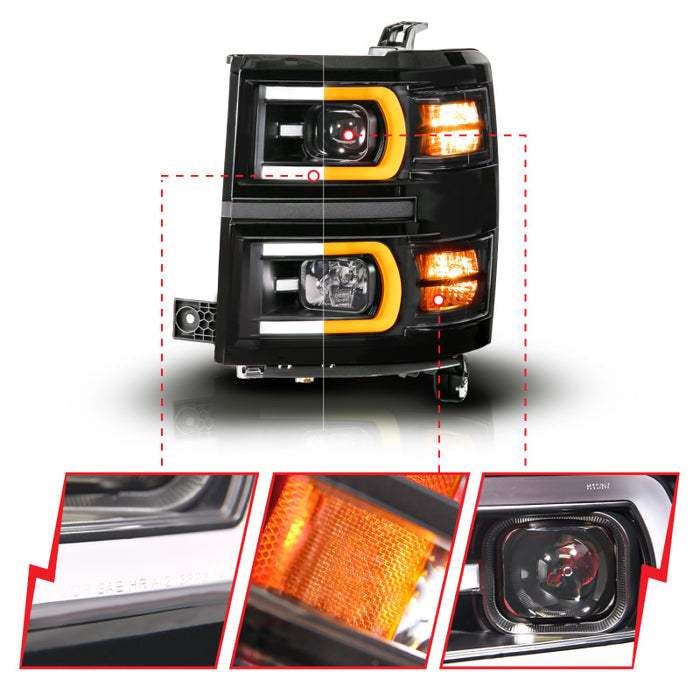 ANZO 111617 ANZ LED/Projector Headlights