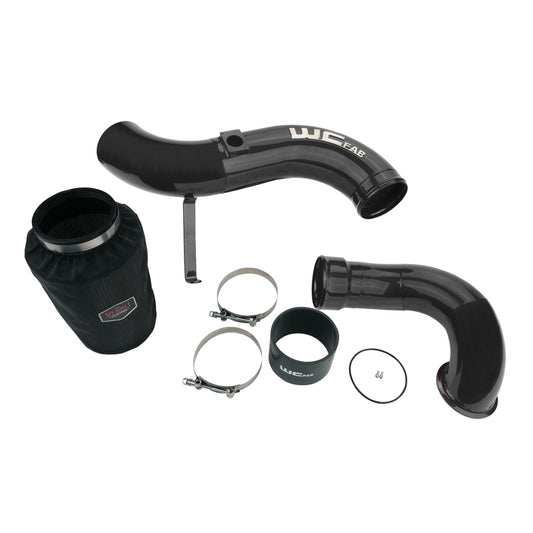 Wehrli WCF100638-GB 06-07 Chevrolet 6.6L LBZ Duramax 4in Intake Kit Stage 2 - Gloss Black